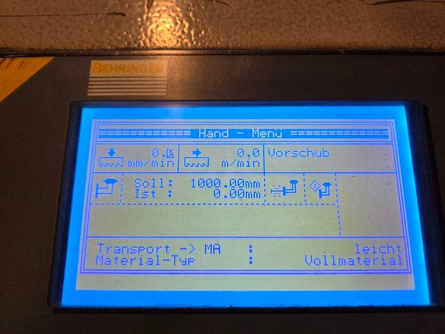 Behringer - 2002 - hbp 420/723g - cnc-bandzaagmachine - afbeelding 13 van  25