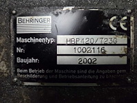 Behringer - 2002 - hbp 420/723g - cnc-bandzaagmachine - afbeelding 18 van  25