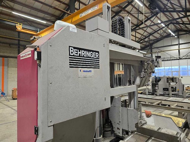 Behringer - 2006 - hbp 510 / 723 ga - cnc-bandzaagmachine - afbeelding 4 van  16