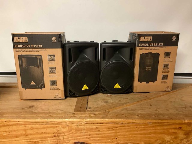 Behringer b212xl speakerset - afbeelding 1 van  8