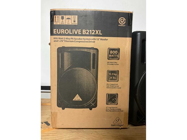 Behringer b212xl speakerset - afbeelding 4 van  8