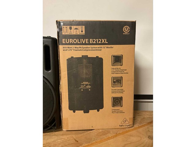 Behringer b212xl speakerset - afbeelding 5 van  8