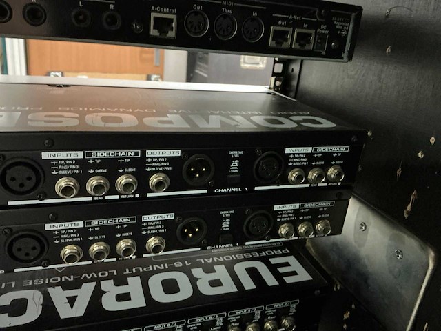 Behringer composer pro stereo processor (2x) - afbeelding 3 van  4