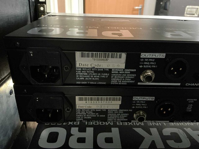 Behringer composer pro stereo processor (2x) - afbeelding 4 van  4