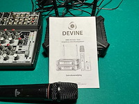 Behringer / divin xenyx 1202 fx / wmd-50 duo mixer en draadloze microfoon - afbeelding 6 van  6