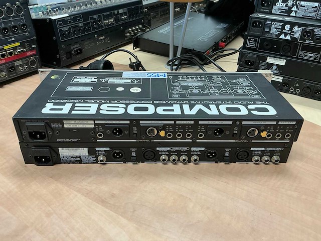 Behringer mdx2000 / 2200 composer stereo processor (2x) - afbeelding 3 van  3