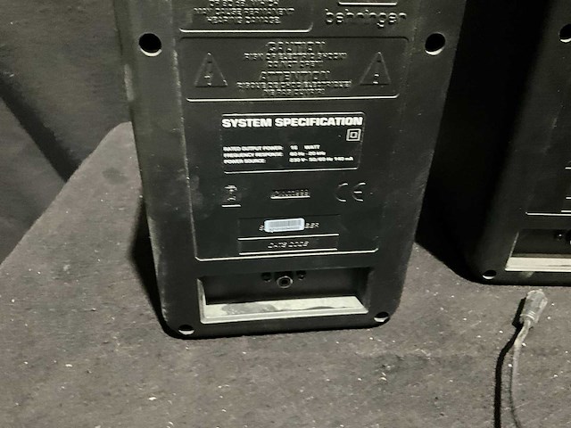 Behringer ms16 speakerset - afbeelding 6 van  9