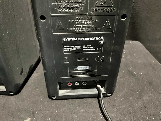 Behringer ms16 speakerset - afbeelding 8 van  9