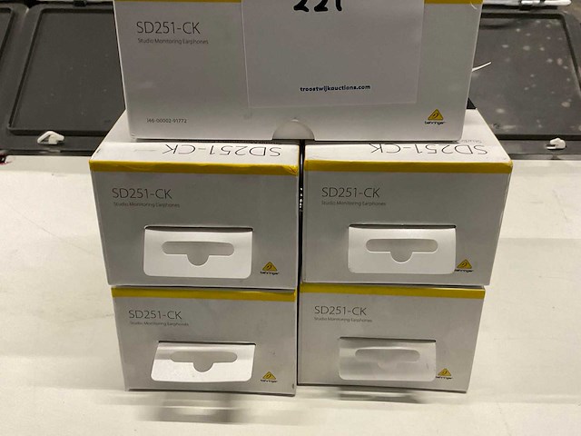 Behringer sd251-ck in-ear oordopjes (6x) - afbeelding 3 van  4