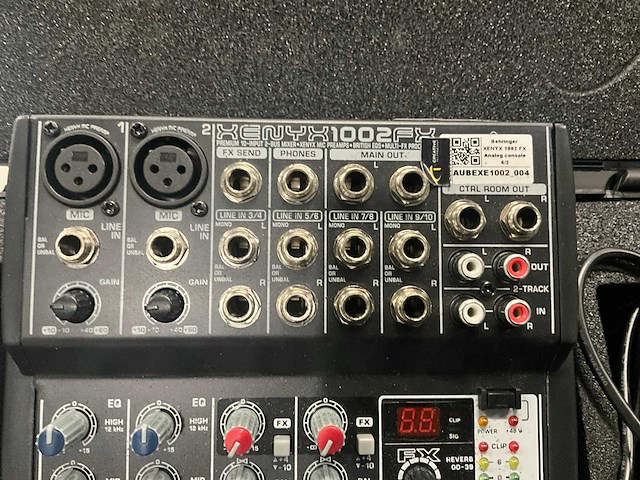Behringer xenyx 1002 analoge mixer - afbeelding 3 van  6