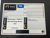 Behringer xenyx 802 analoge mixer (2x) - afbeelding 8 van  8