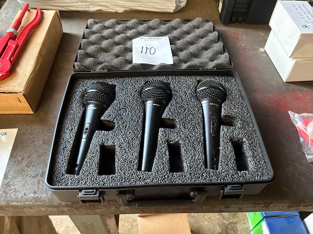 Behringer xm1800s microfoon (3x) - afbeelding 1 van  2