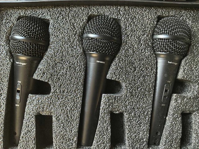 Behringer xm1800s microfoon (3x) - afbeelding 2 van  2