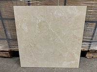 Beige marmerlook tegels 60×60 cm - 57,6 m2 - afbeelding 1 van  4