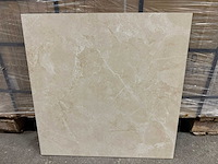Beige marmerlook tegels 60×60 cm – 11 pakken / ca. 15,84 m² - afbeelding 3 van  4