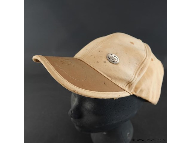 Beige prada baseballpet. gemerkt - afbeelding 2 van  5