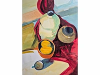 Beis - aquarel op papier - 55 x 75 - afbeelding 2 van  2