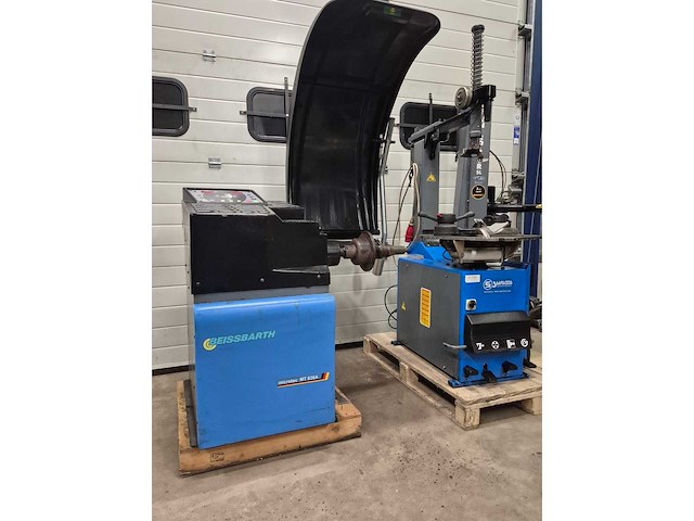 Beissbarth - servomat ms 63 + microtec 836a - banden de- en montageapparaat & balanceer - afbeelding 3 van  7