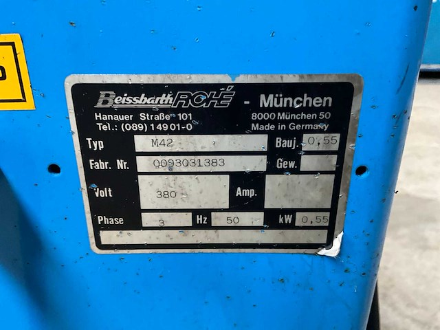 Beissbarth m42 banden de-en montageapparaat - afbeelding 8 van  8