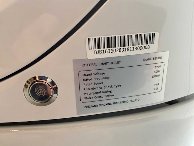 Bejoan b1636g smart toilet bidet / douchetoilet - afbeelding 3 van  13
