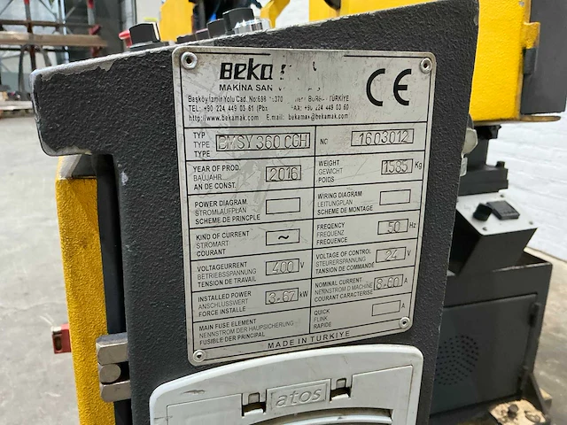 Beka-mak - 2016 - bmsy 700x360 cgh - lintzaagmachine - afbeelding 11 van  12
