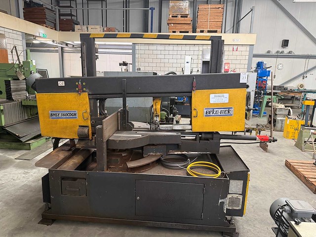 Bekamak - 2011 - bmsy 360 cdgh - metalen horizontale bandzaagmachine - afbeelding 4 van  11