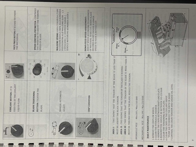 Bekamak - bmso 320 - metal vertical band sawing machine - 2011 - afbeelding 10 van  20