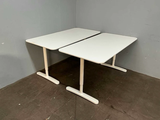 Bekant - bureautafel 160x80 cm (2x) - afbeelding 1 van  10