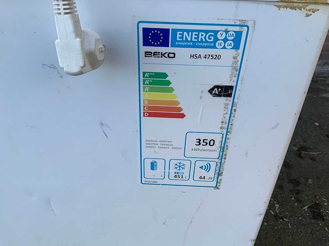 Beko - 451l - freezers - afbeelding 3 van  4