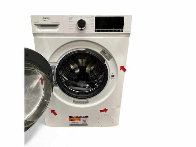 Beko b1w764w be steamcure wasmachine 7 kg 1400 rpm 76 db wasmachine (7 kg, 1400 rpm, a) - afbeelding 3 van  6