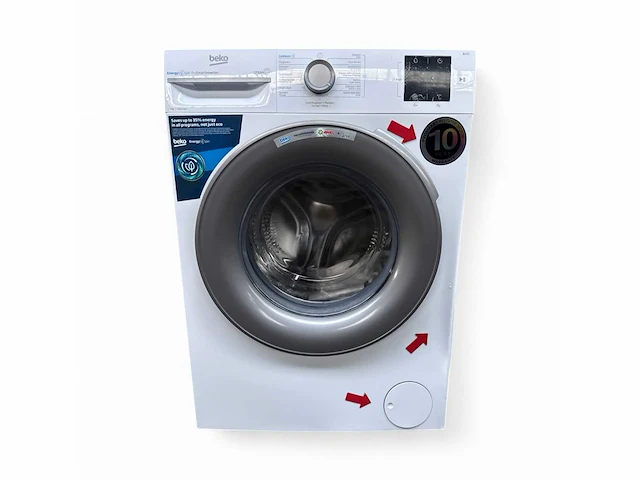 Beko b300 bm3wfu3741s wasmachine voorlader 7 kg 1400 rpm wit - afbeelding 2 van  9