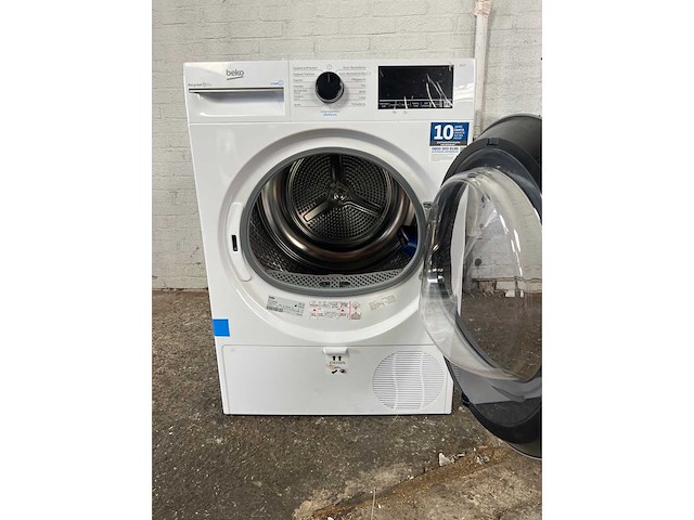 Beko b3t4224sd, vrijstaand, voorbelading, warmtepomp, wit, duits display - afbeelding 2 van  8