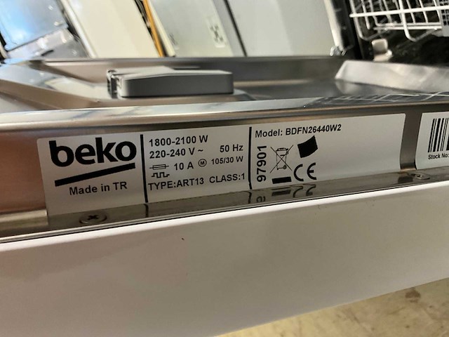 Beko bdfn26440w2 vrijstaande vaatwasser - afbeelding 4 van  4