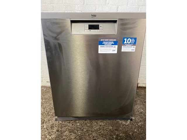 Beko bdun16450x | onderbouw vaatwasser | b label | rvs - afbeelding 1 van  2
