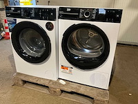 Beko bm3wft3841b1 & bm3t3823bnl wasmachine & droger (2x) - afbeelding 1 van  9
