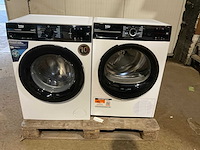 Beko bm3wft3841b1 & bm3t3823bnl wasmachine & droger (2x) - afbeelding 2 van  9