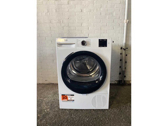 Beko bms3t382cw | warmtepompdroger | 8 kg | c | taaldisplay duits - afbeelding 2 van  5