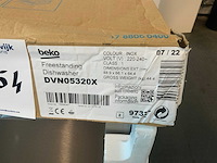 Beko dvn05320x vrijstaande vaatwasser - afbeelding 3 van  3