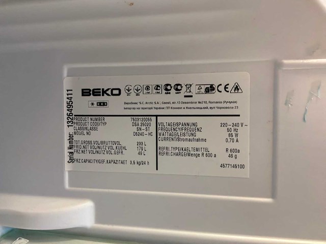 Beko & exquisit koelkast (2x) - afbeelding 6 van  9