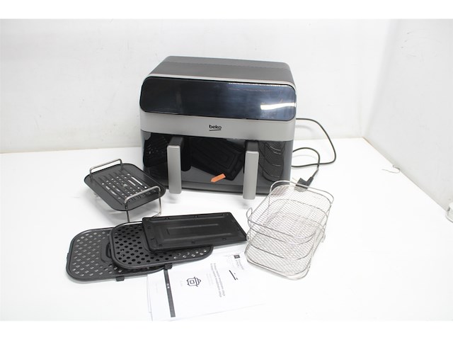 Beko frl6488 dubbel 9,5 l vrijstaand 2400 w heteluchtfriteuse zwart - afbeelding 5 van  6