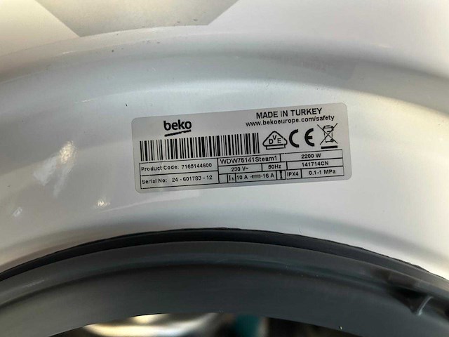 Beko wdw75141 steam 7/4 kg – wasdroogcombinatie | aeg l74659a3 wasmachine 7 kg a+++ - afbeelding 4 van  5