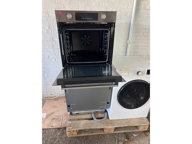 Beko wdw85141steam1 wasdroogcombinatie 8/5 kg | beko - bdin16420 - inbouw vaatwasser | beko bbim12300x b300 inbouwoven - afbeelding 3 van  7