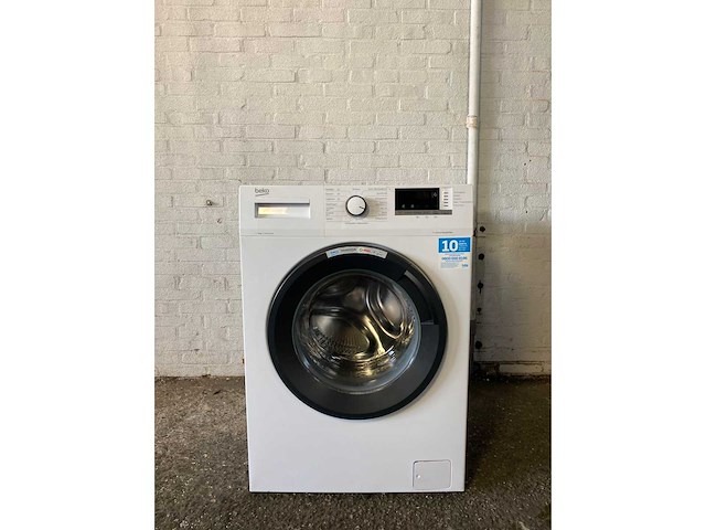 Beko wlm81434npsa wasmachine voorlader 8 kg 1400 rpm wit duits display - afbeelding 2 van  5