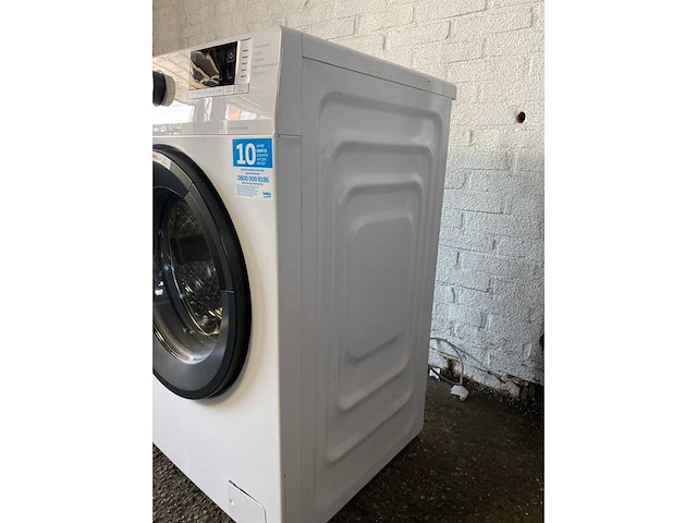Beko wlm81434npsa wasmachine voorlader 8 kg 1400 rpm wit duits display - afbeelding 5 van  5