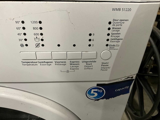 Beko wmb51220 wasmachine - afbeelding 2 van  5