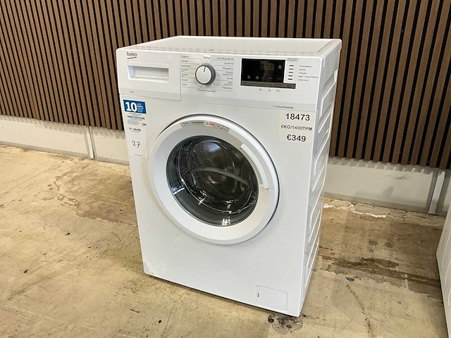 Beko wml61433nps1 6kg wasmachine - afbeelding 1 van  3