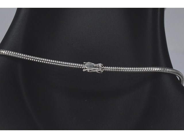 Belangrijk collier met een grote peer vorm diamant van 3.50 carat en natuurlijke diamanten - afbeelding 10 van  11