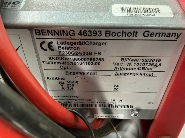 Belatron - 24v 20a - battery chargers - 2019 - afbeelding 2 van  2