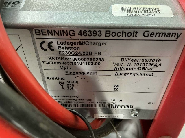 Belatron - 24v 20a - battery chargers - 2019 - afbeelding 2 van  2