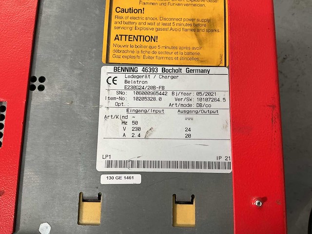 Belatron - 24v 20a - battery chargers - 2021 - afbeelding 2 van  2